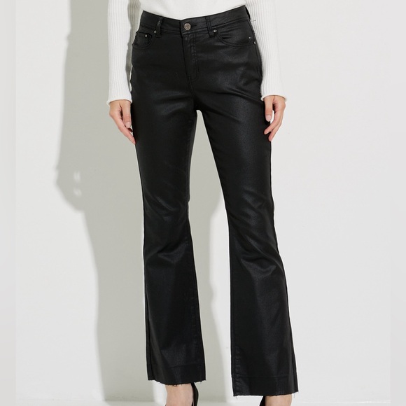 CHARLIE B Denim - Charlie B Coated Flare Jeans